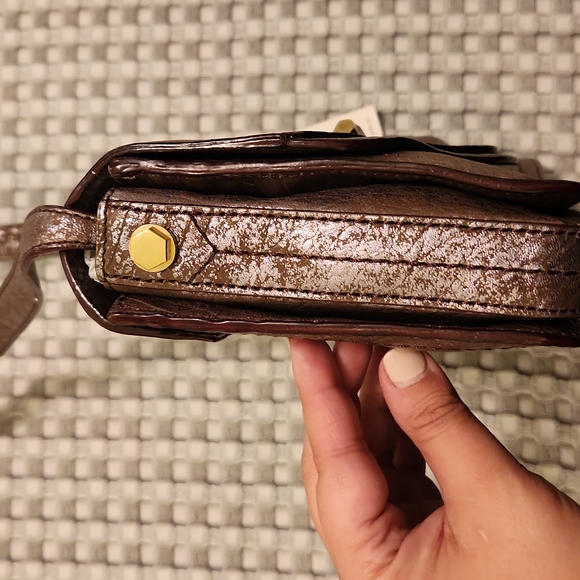 Oryany Leather Handbag NWT Small Turnlock dustbag included $268 - Picture 5 of 8